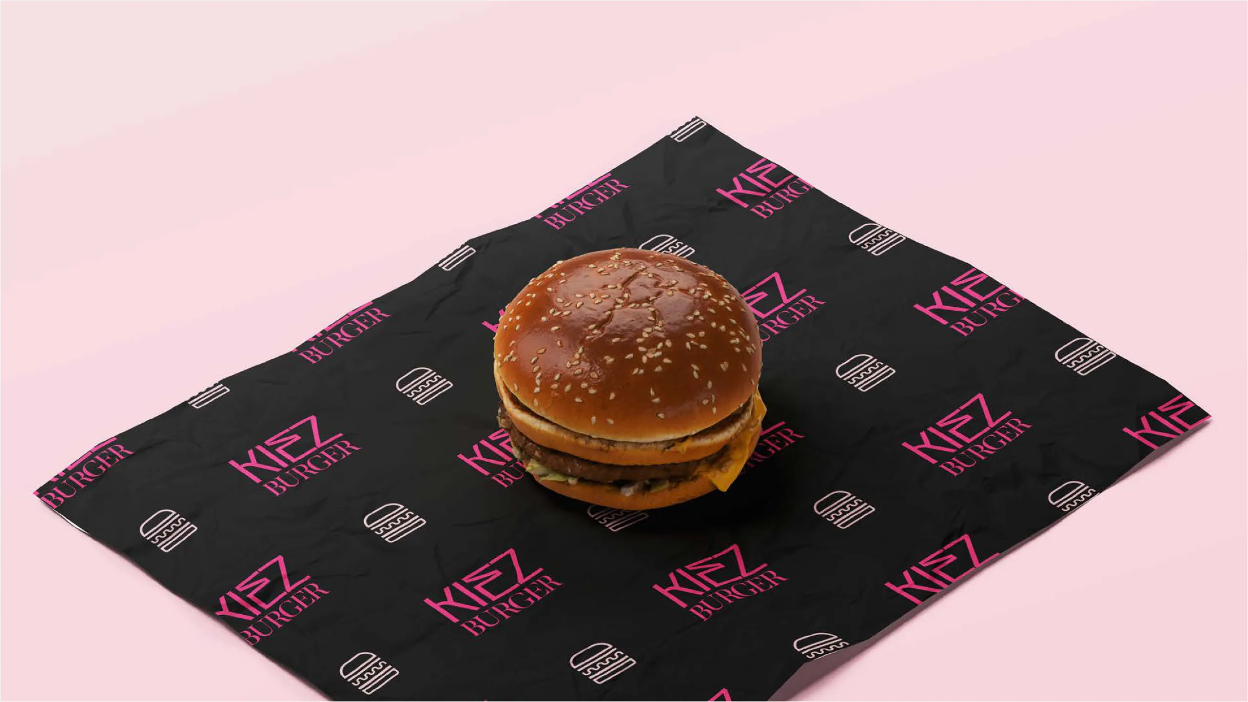 Kiez Burger brand identity